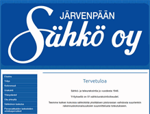 Tablet Screenshot of jarvenpaansahko.fi